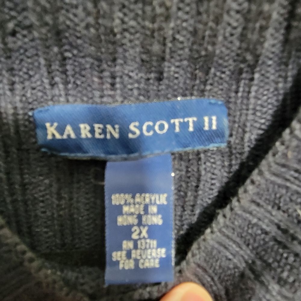 Navy Blue Sweater - Picture 2 of 12